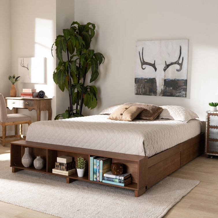 Foundry Select Khalid Solid Wood Storage Bed & Reviews Wayfair Canada